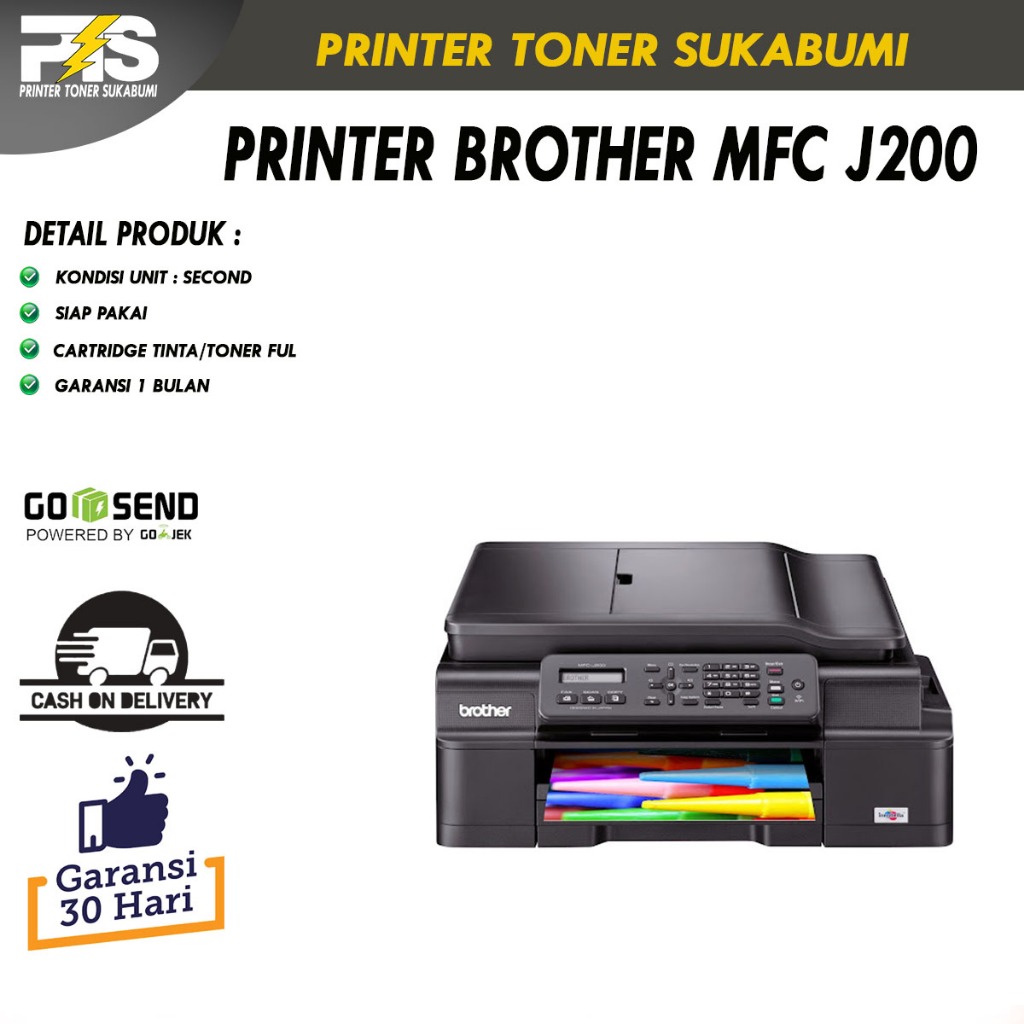brother mfc j200 multifungsi