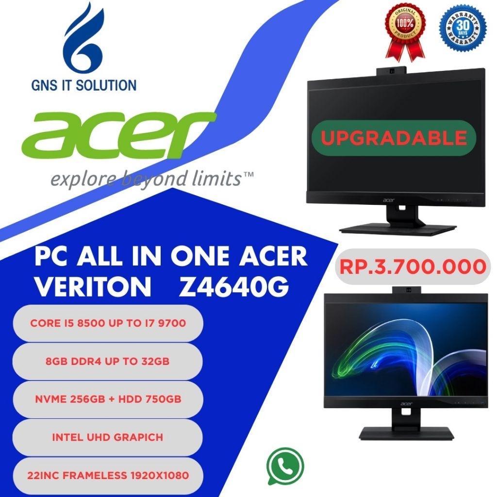 all in one acer Z4640G