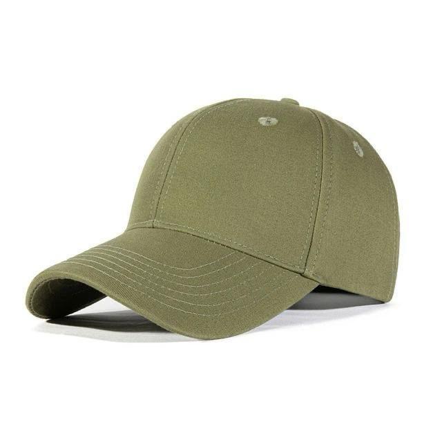 Topi Baseball Polos Distro Aksesoris Fashion Keren Unisex Clip Besi Hijau Army