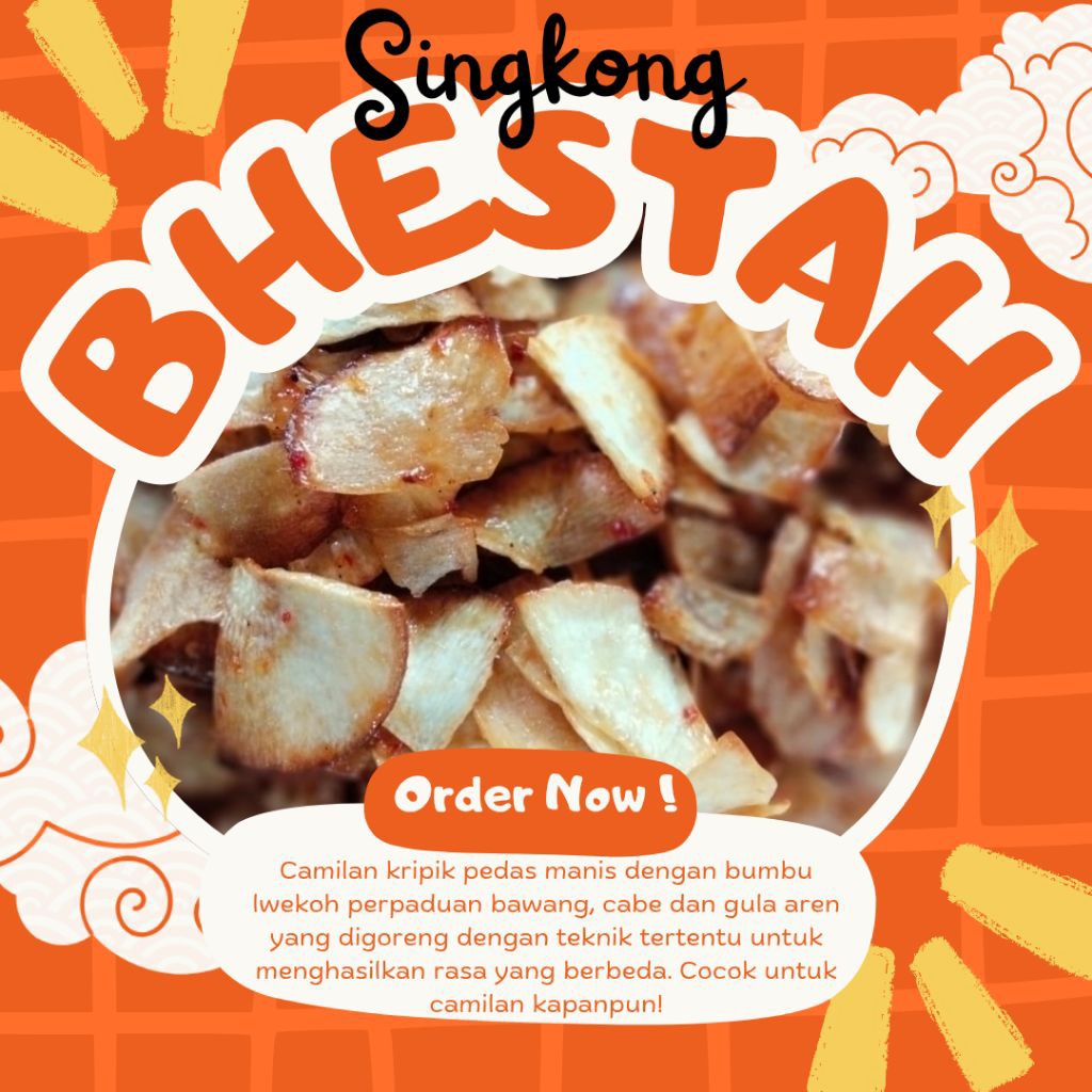 Singkong Bhestah Pedas Manis Gula Aren Asli 1 kg