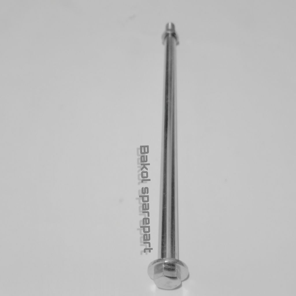 AS RODA DIAMETER 12MM PANJANG 30CM/AS RODA SUPER PANJANG SUPER TRACK 30CM