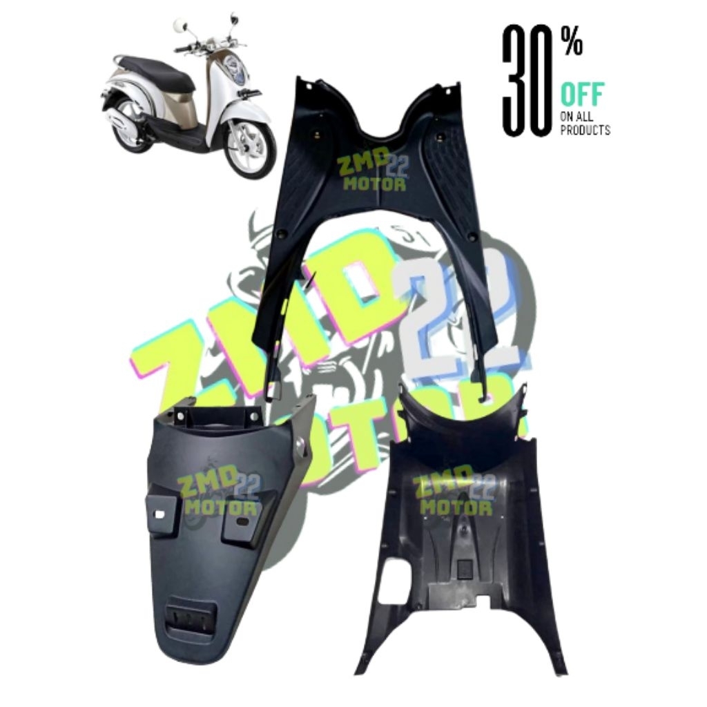 FULL BODY KASAR HONDA SCOOPY KARBU 2008 2009 2010 2011 2012 // FULL BODY KASAR SCOOPY