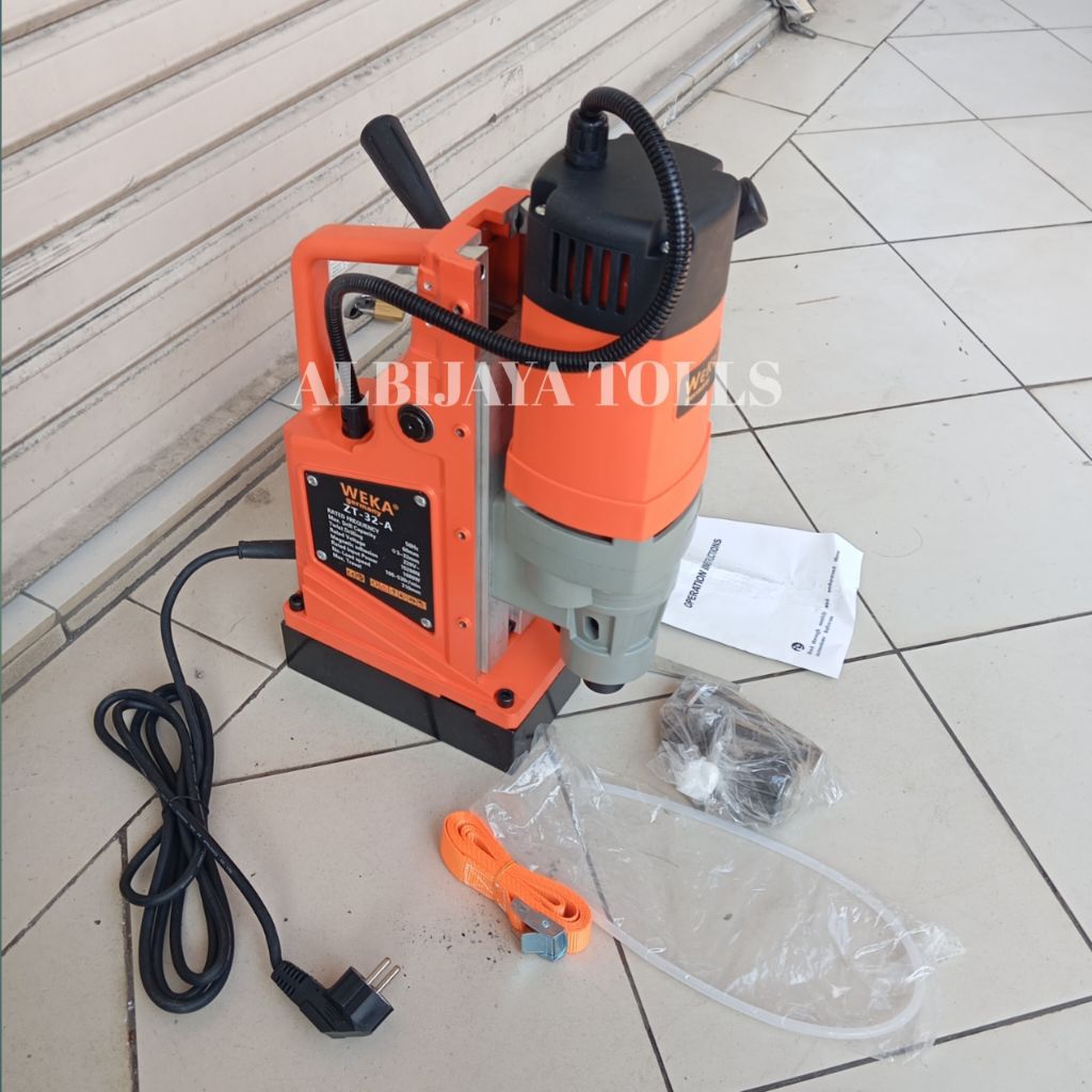 Mesin Bor Magnet ZT 32 WEKA Komplit Magnetic Drill Machine ZT 32 Bolak Balik
