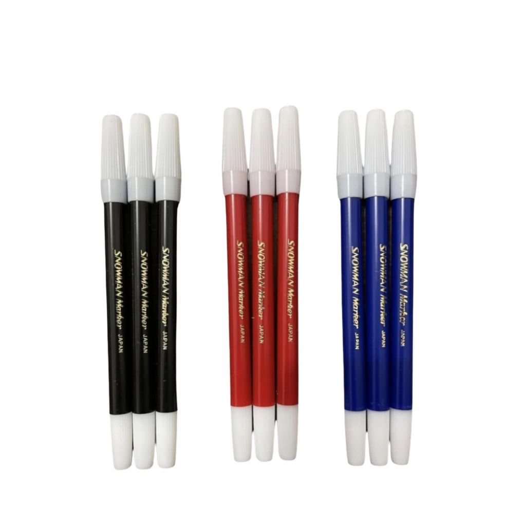 

Spidol Snowman Kecil PW-1A Hitam Merah Biru Satuan 1 pcs