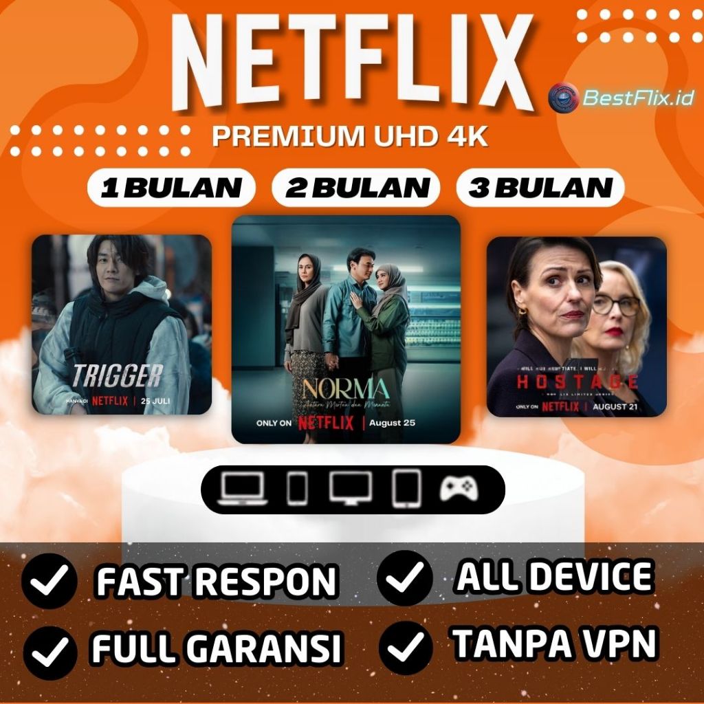 Akun Premium NetflixXx 1–3 Bulan | Akses Film Legal & Aman 01