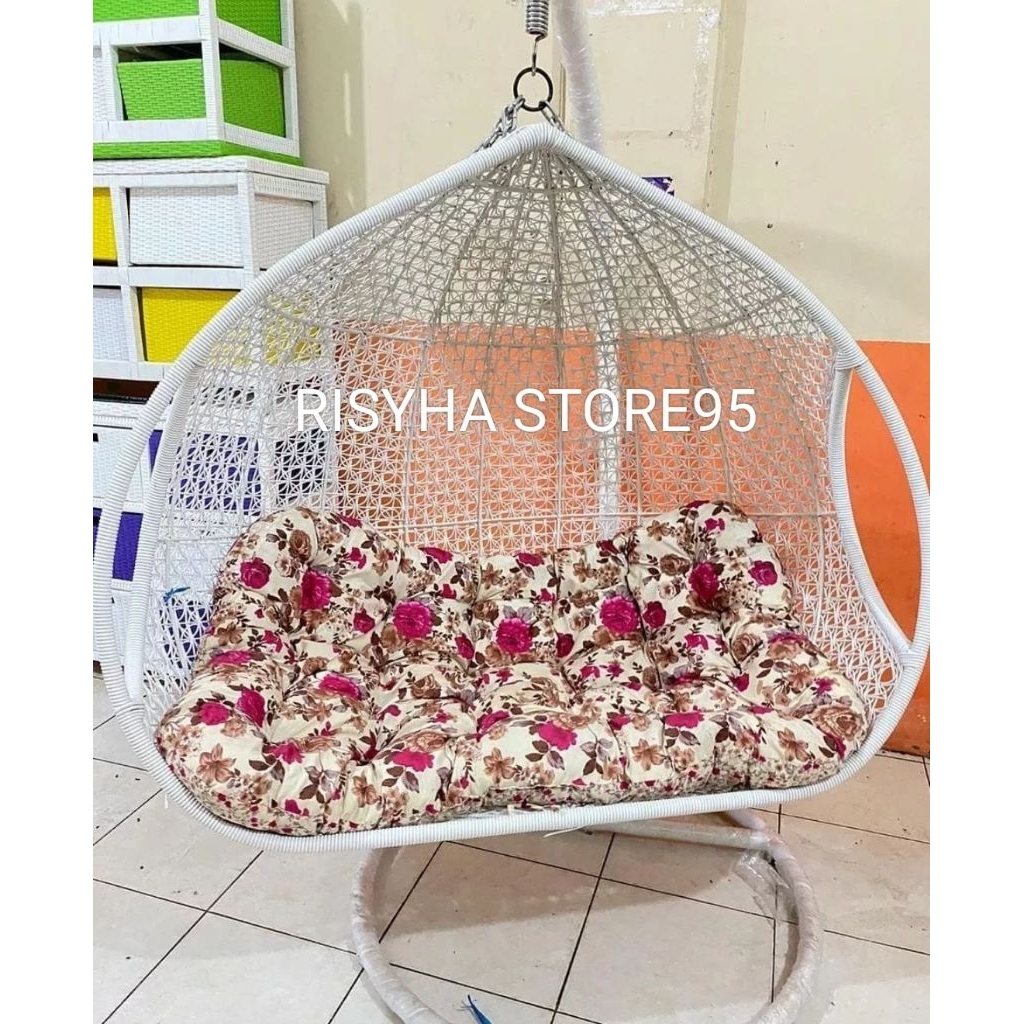 AYUNAN GANTUNG JUMBO ROTAN SINTETIS#AYUNAN GANTUNG