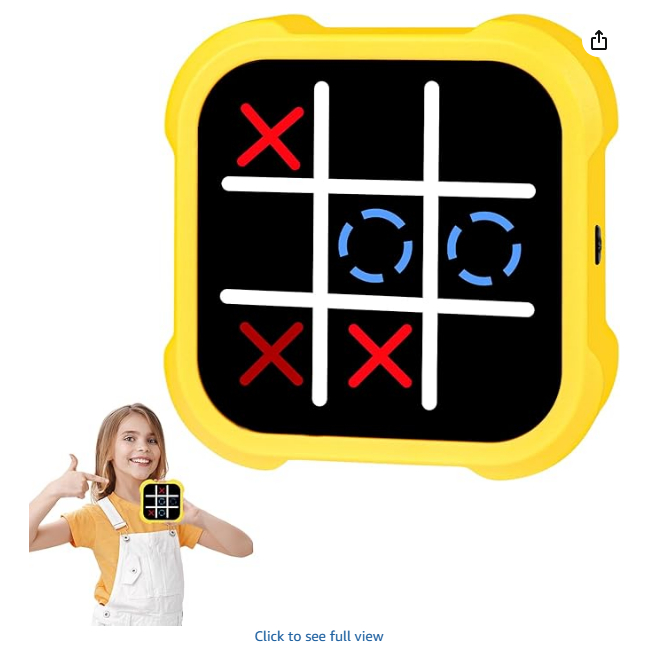 Electronic Tic Tac Toe Game - Electronic Puzzles Portable Handheld Games, 3-in-1 Tic Tac Toe Bolt Ga