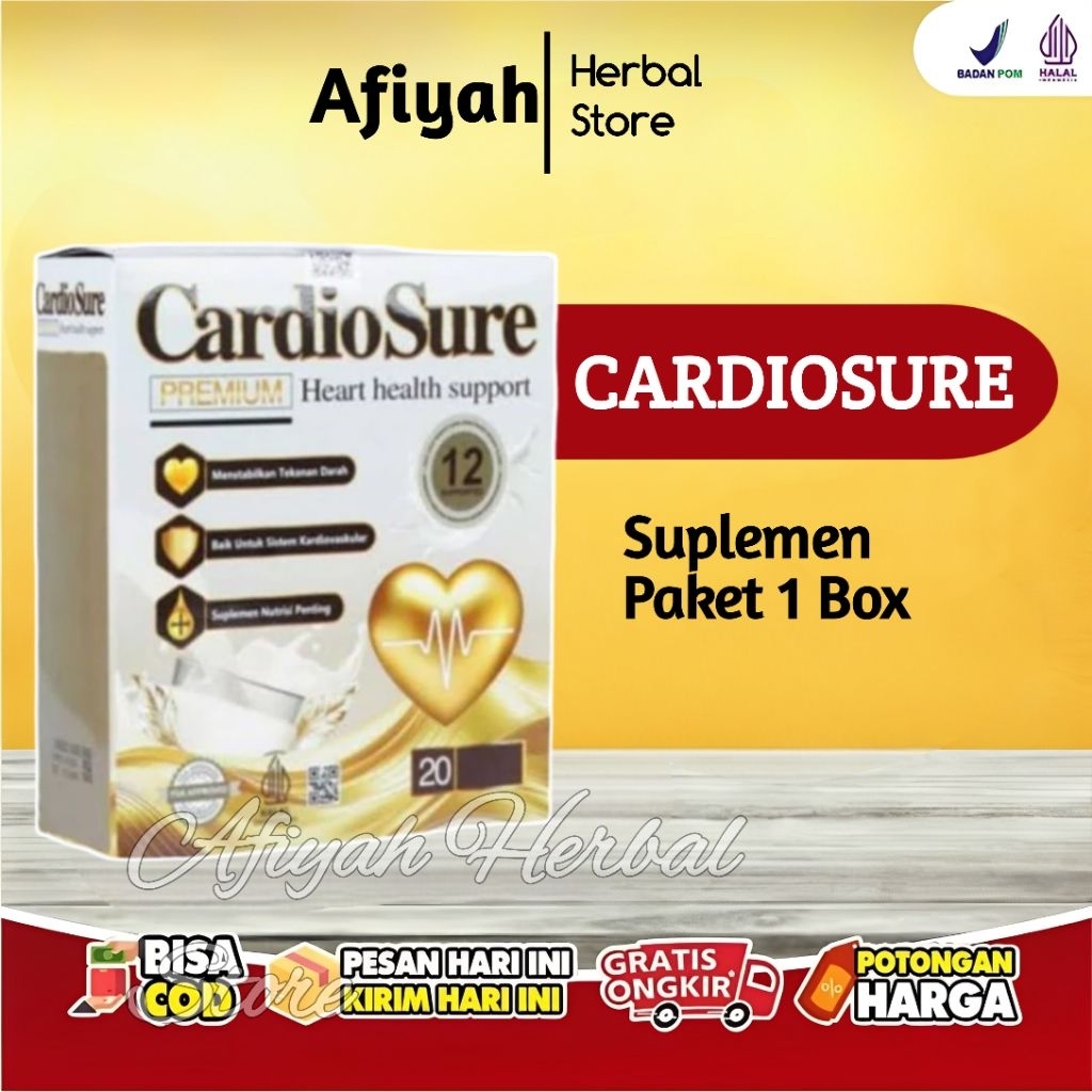 

Cardiosure Asli Cardio Sure Susu Original Bpom Atasi Penyakit Jantung Hipertensi Terlaris