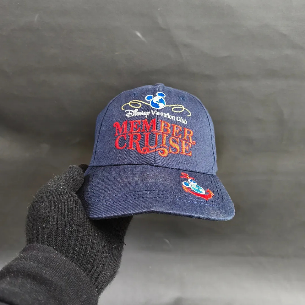 Topi Cap Unisex Pria Wanita DISNEY - MICKEY MOUSE - MEMBER CRUISE Navy