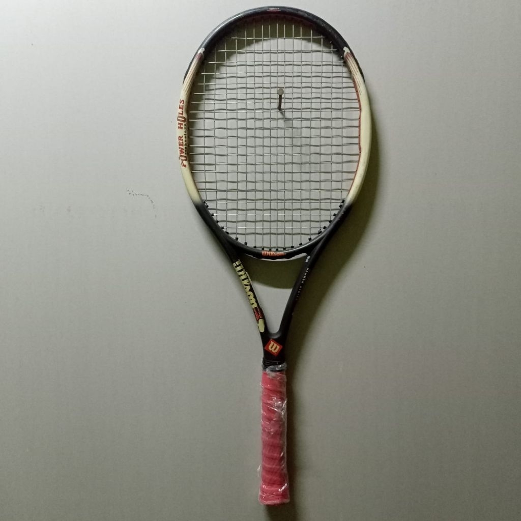 Raket Tenis Wilson Hammer Powerholes Original bagus