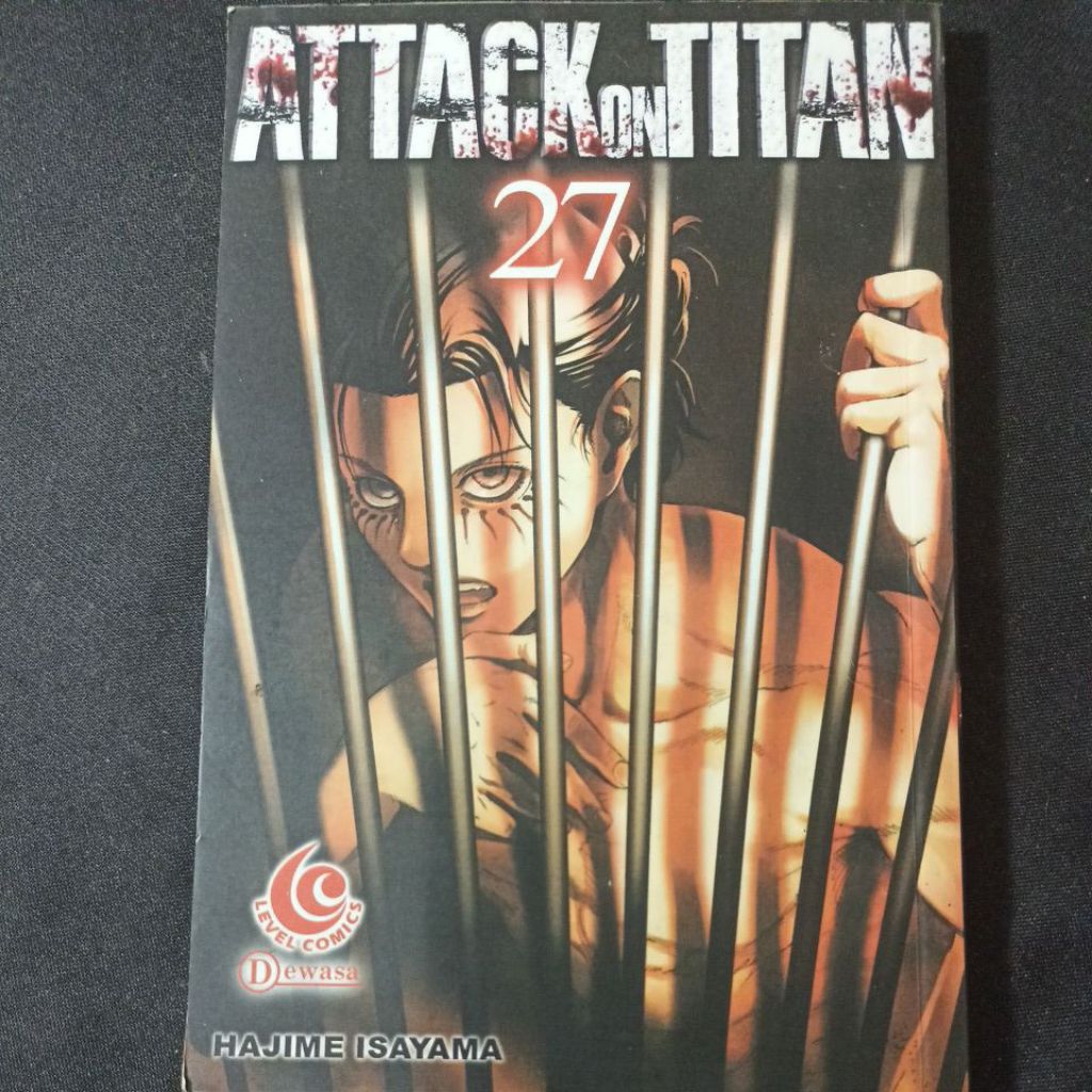 Komik Attack on titan 27 (tidak segel/preloved)