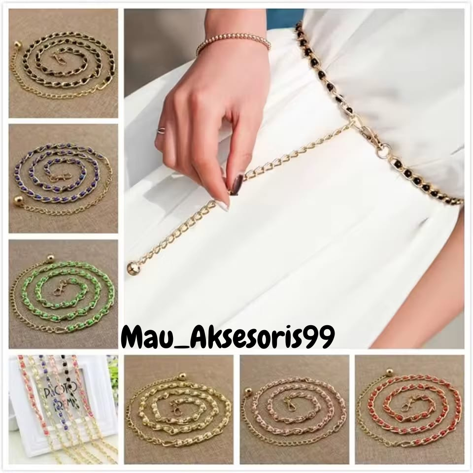 MA Ikat Pinggang Gamis Wanita Fashion | Belt Dress Untuk Wanita | Sabuk Gamis Wanita Keren