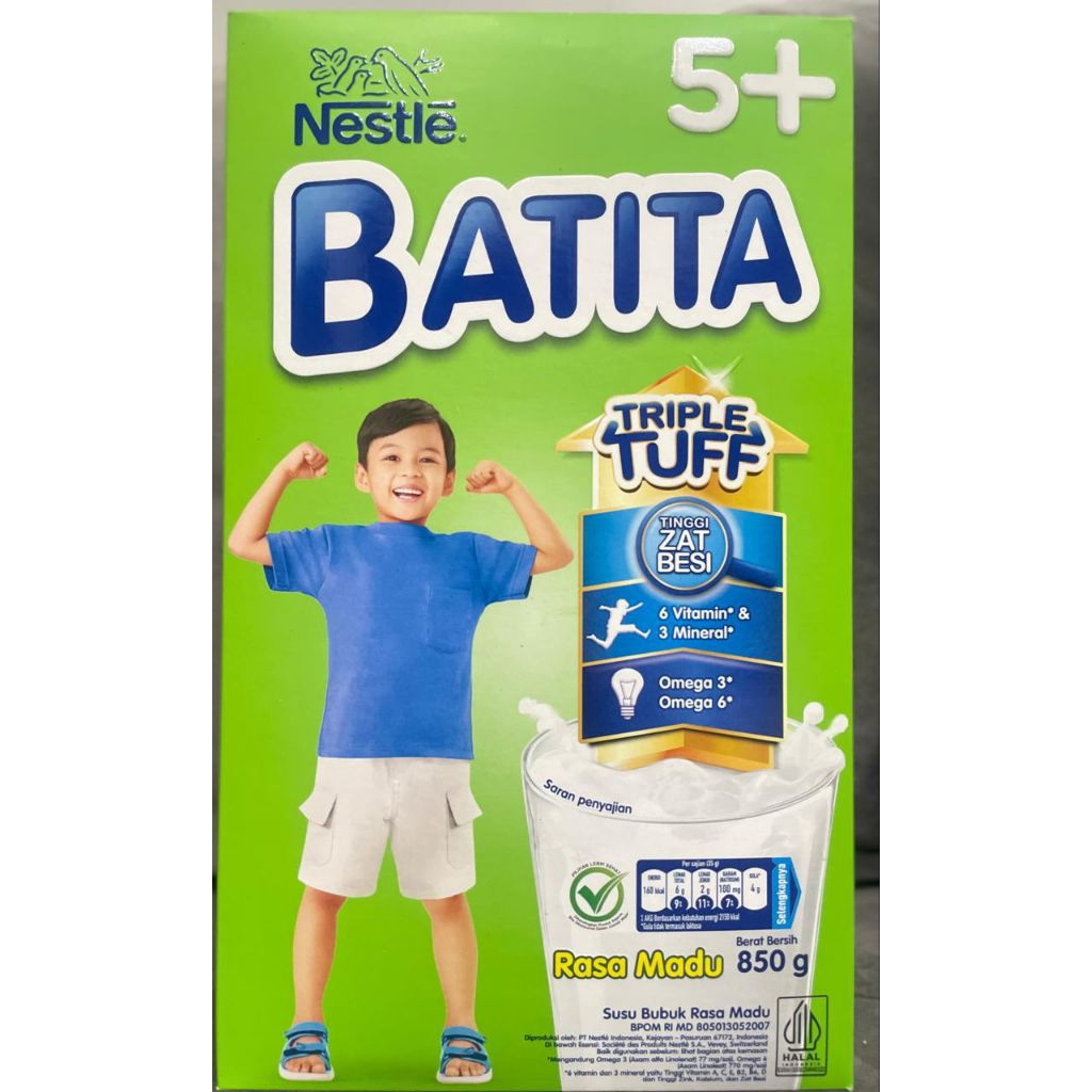 Nestle BATITA 5+ Triple Tuff Rasa Madu 850g