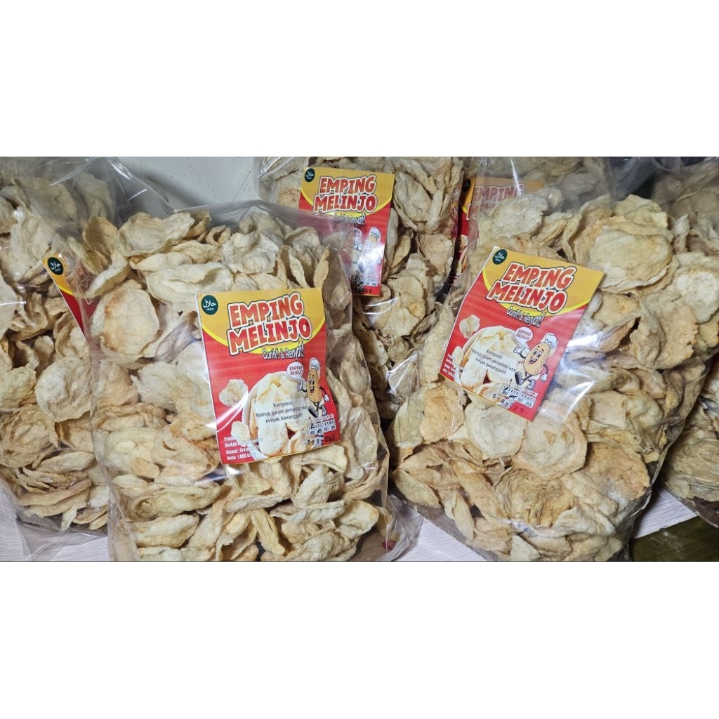 

Emping Melinjo Matang Rasa Asin Gurih Berat 1kg
