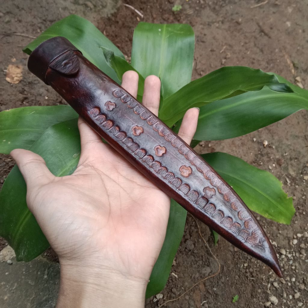 Sarung pisau herder kulit bisa request ukuran