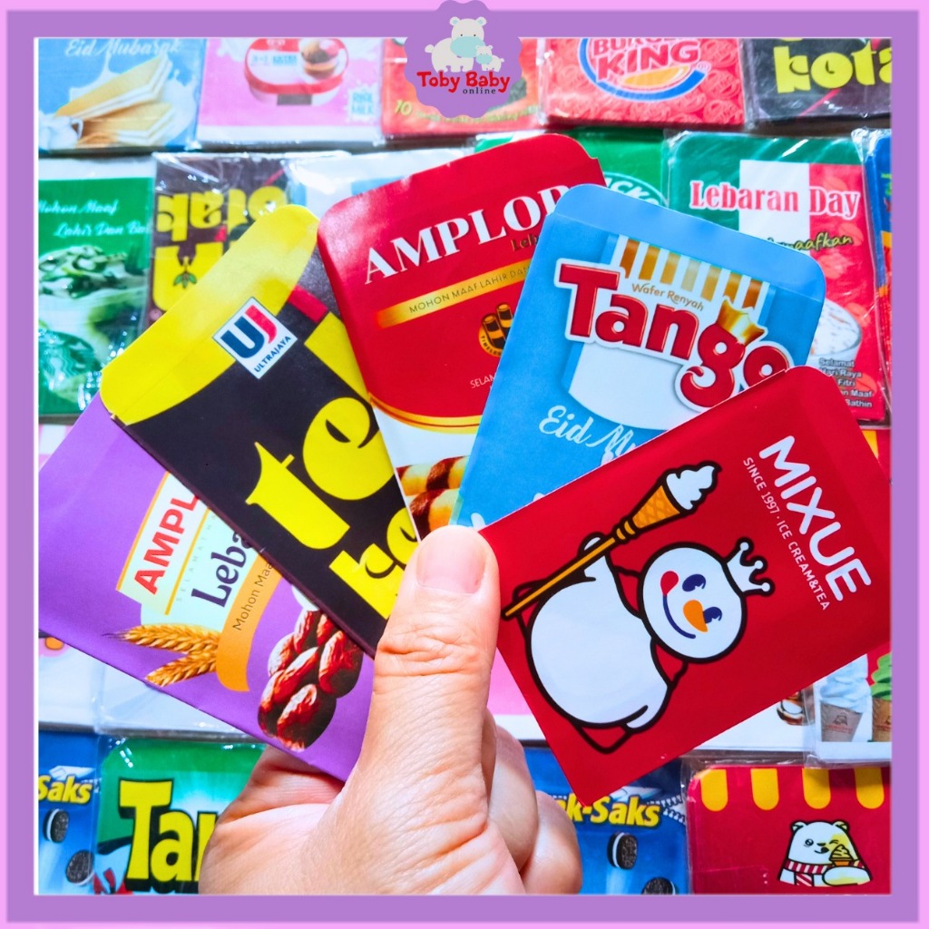 

Amplop Lebaran Idul Fitri 1 Pak Isi 10 Lembar Motif Snack