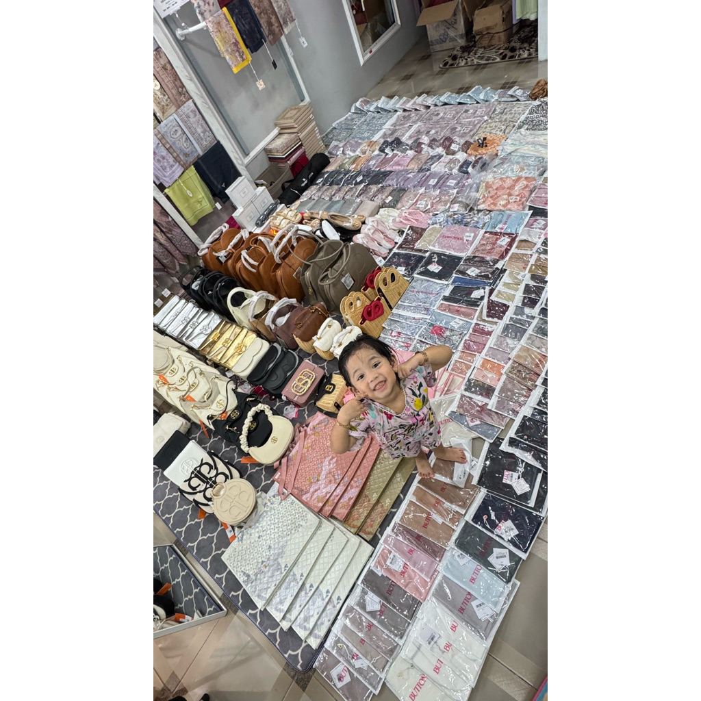 BUTTONSCARVES WAREHOUSE SALE 2025 tas rotan rattan origa deux shopping bag mukena prayer robe sajada