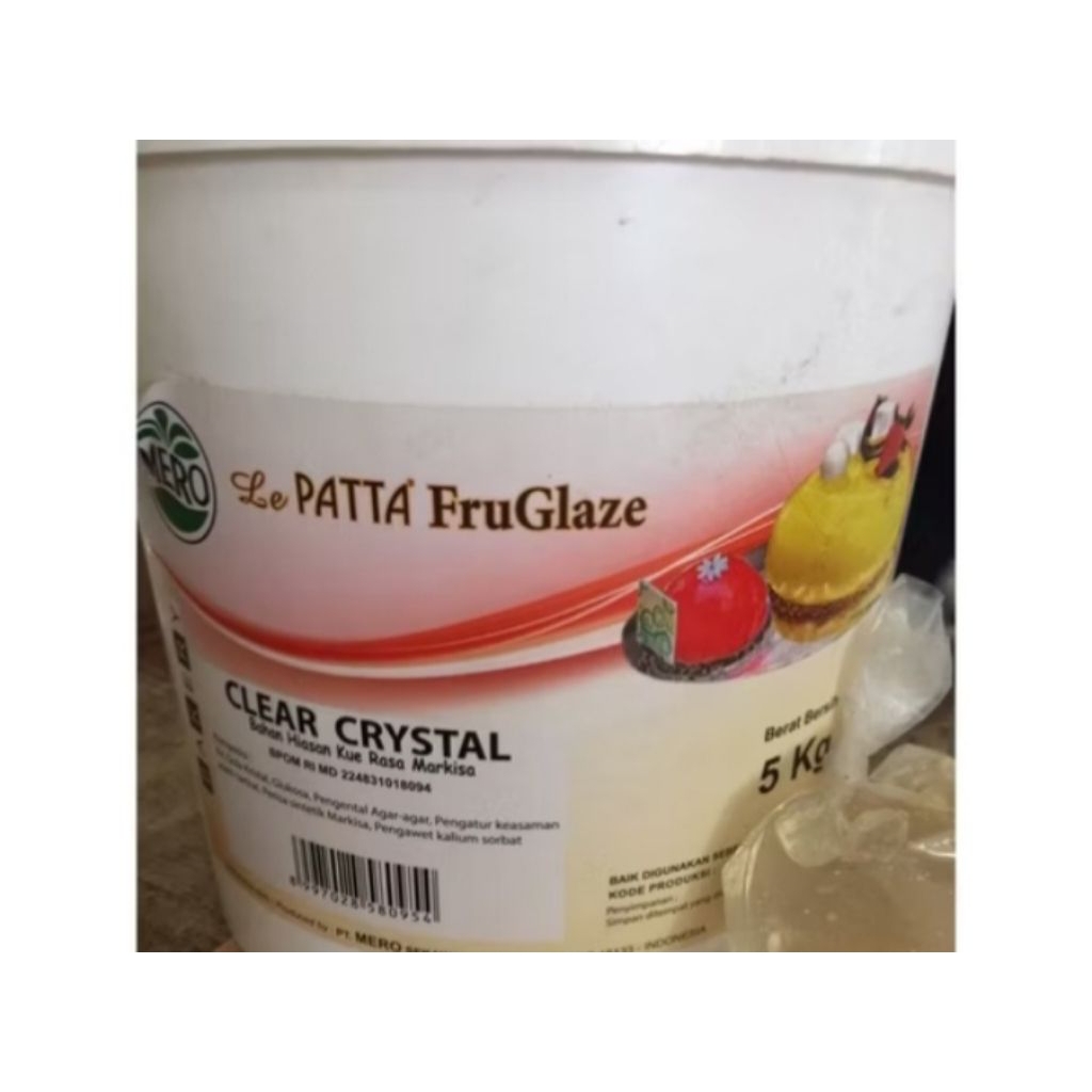 

LEPATTA FRUGLAZE CLEAR CRYSTAL 250GR