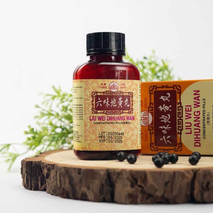 Liu Wei Di Huang Wan Original 200 PILL Suplemen untuk Kesehatan Ginjal Melancarkan Buang Air Kecil