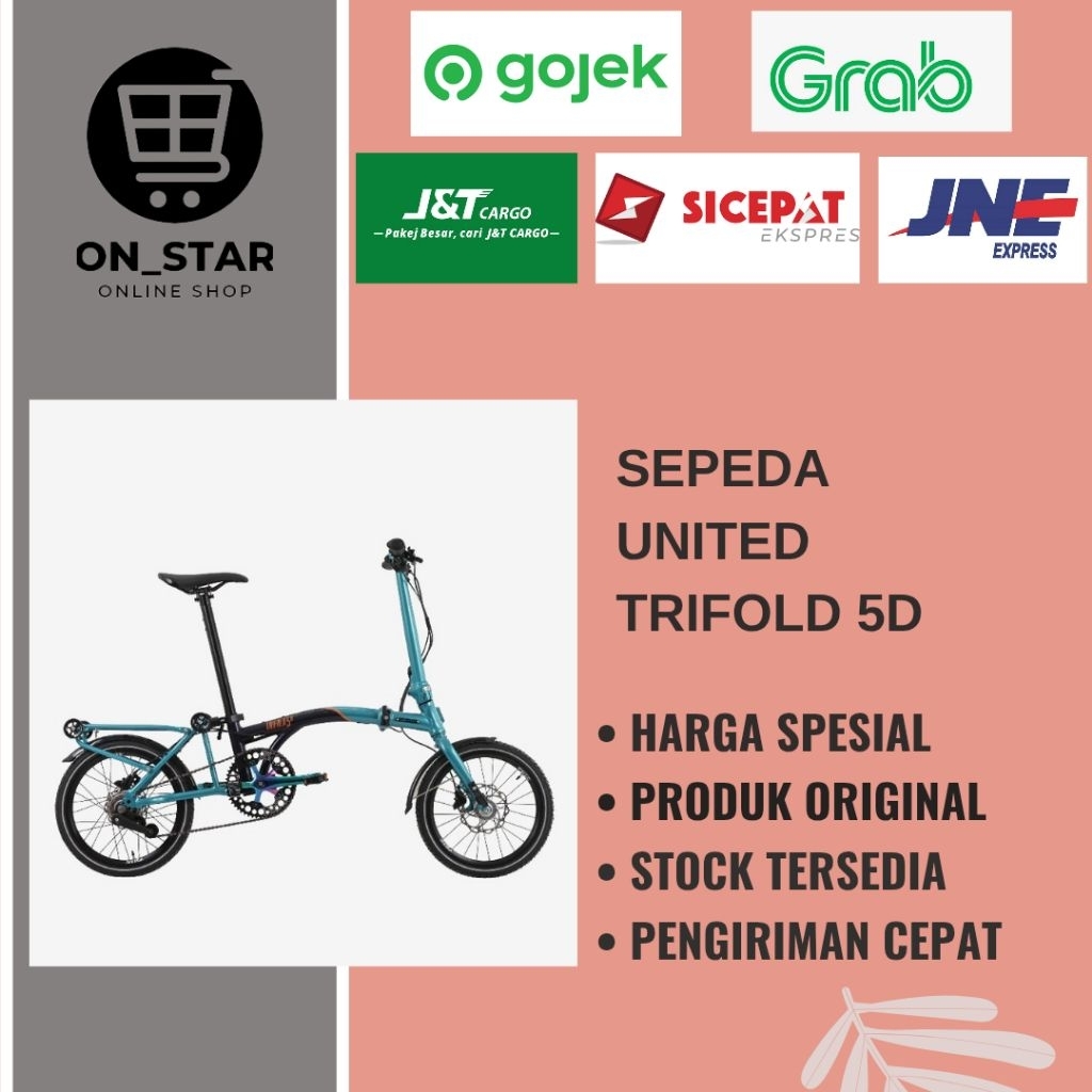 SEPEDA LIPAT UNITED TRIFOLD 5D 16