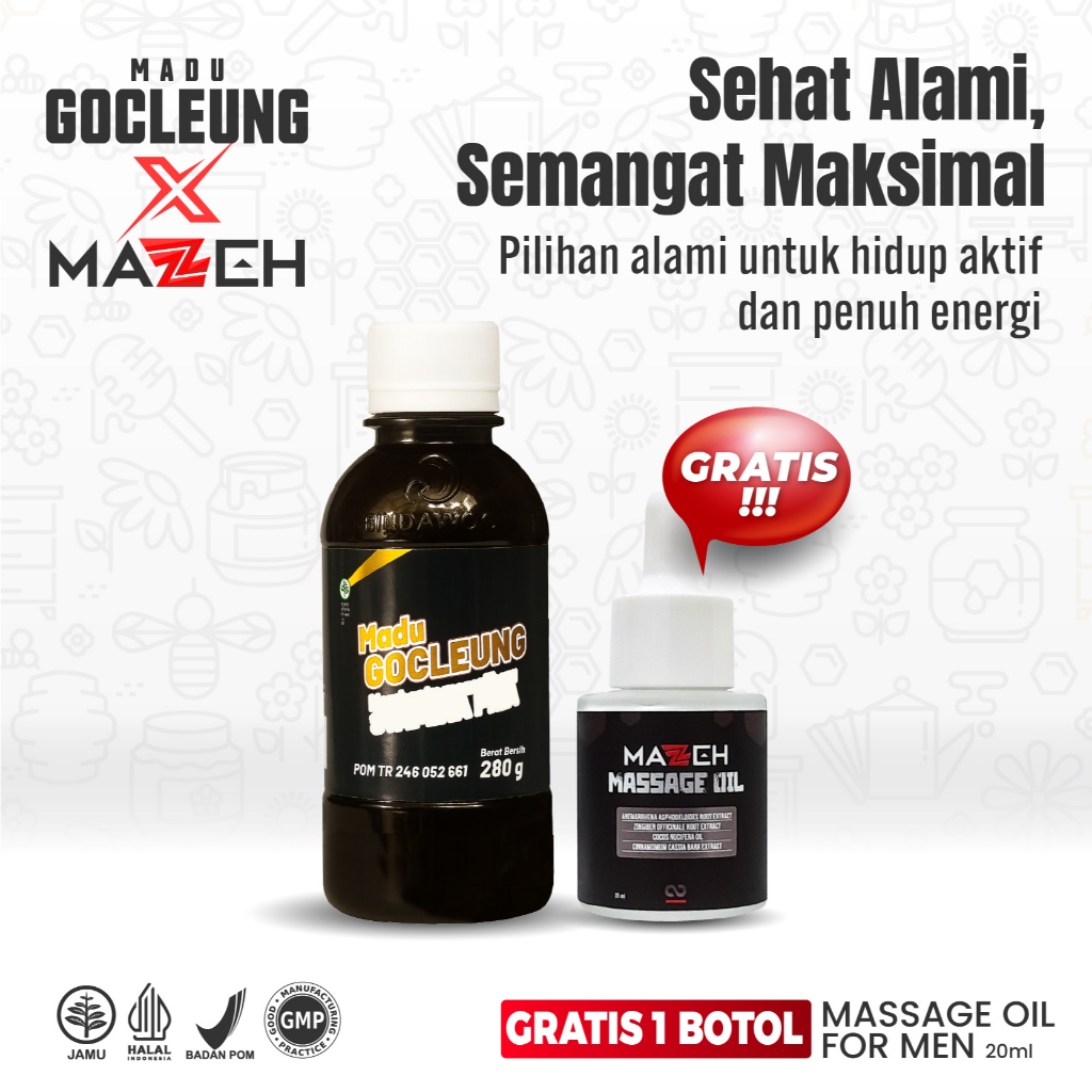 

Gocleung Madu Stamina Pria Kuat Tahan Lama Free Mazzeh Oil Serum Oles