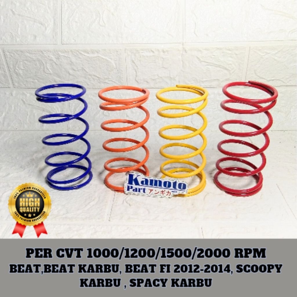 PER CVT 1000/1200/1500/2000 RPM BEAT BEAT KARBU BEAT FI 2012-204 SCOOPY KARBU SPACY KARBU