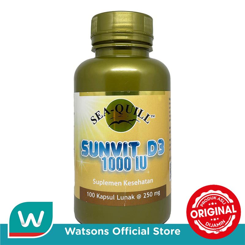 Sea-Quill Sunvit D3 1000 IU 100'S Kapsul