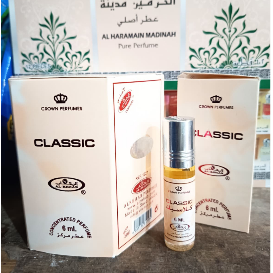 Parfum Alrehab CLASIC 6ml/6pcs(1pak) Original Alrehab