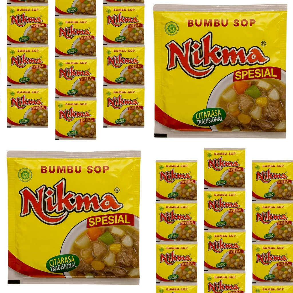

Paket Bumbu Sop NIKMA 36 Sachet Hemat Halal Asli Minang Praktis Rumahan