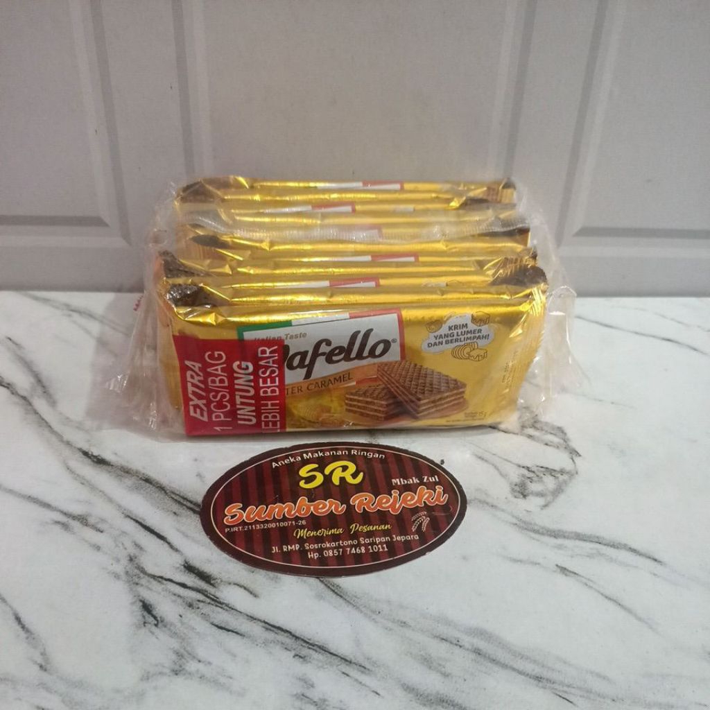 

WAFELLO CARAMEL ISI 10 PCS BERAT 150 GRAM