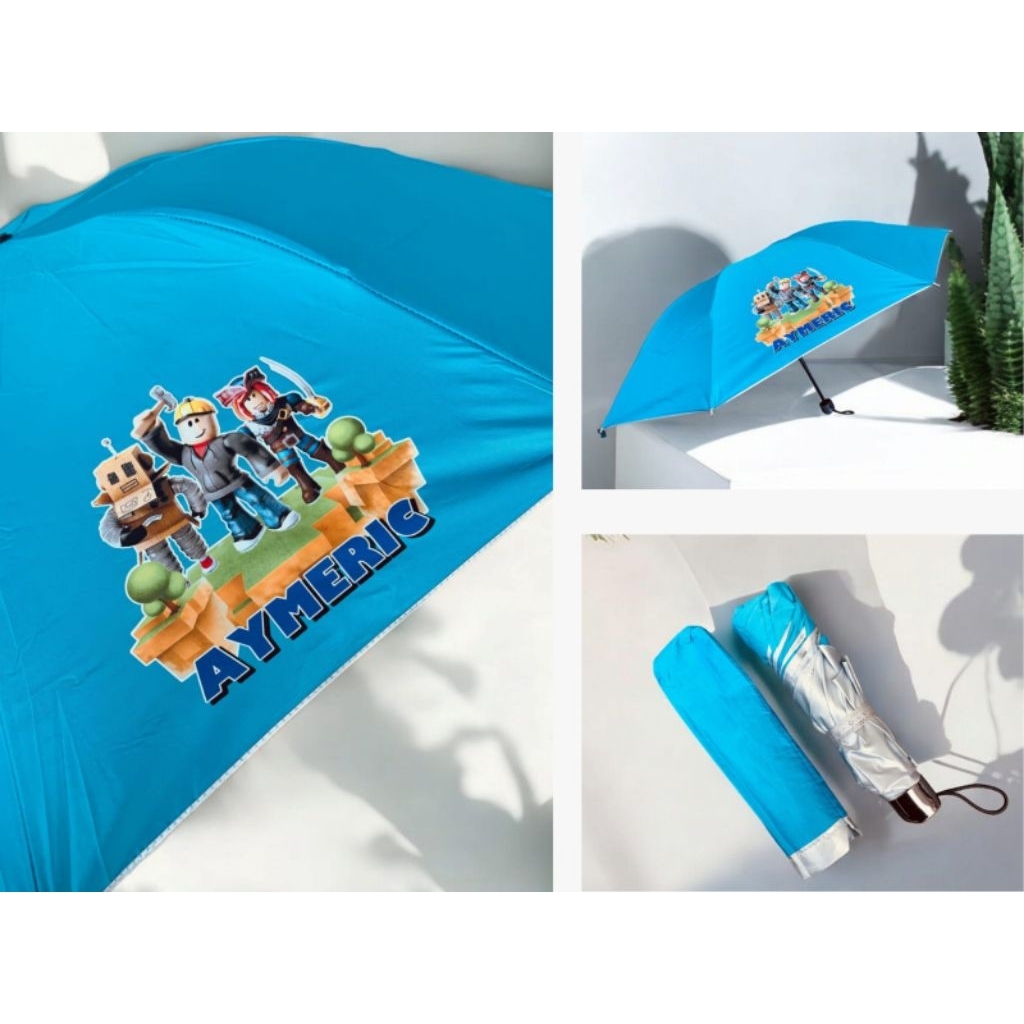 PAYUNG LIPAT WARNA Payung Lipat Karakter PAYUNG LIPAT CUSTOM NAMA / GAMBAR / LOGO
