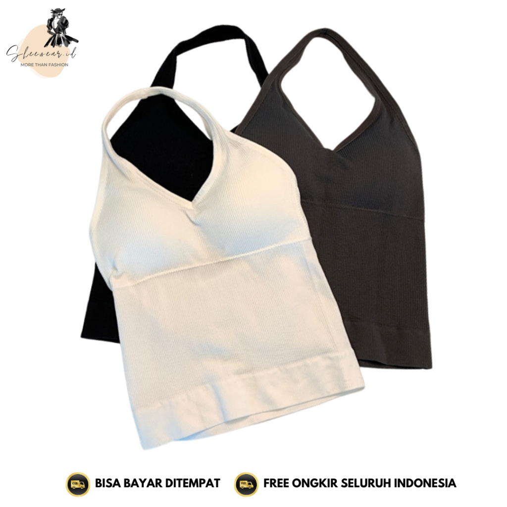 SHEWEAR BR183 Tank Top Wanita Korean Sexy Tanpa Kawat Tanktop Premium Import