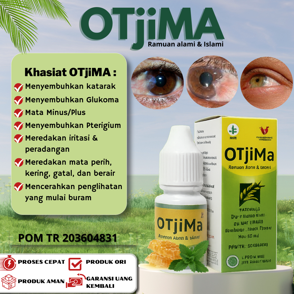 Otjima Obat Tetes Mata Otem 10ml – Ampuh Atasi Pterigium, Mata Berlemak, Mata Berasap & Berembun