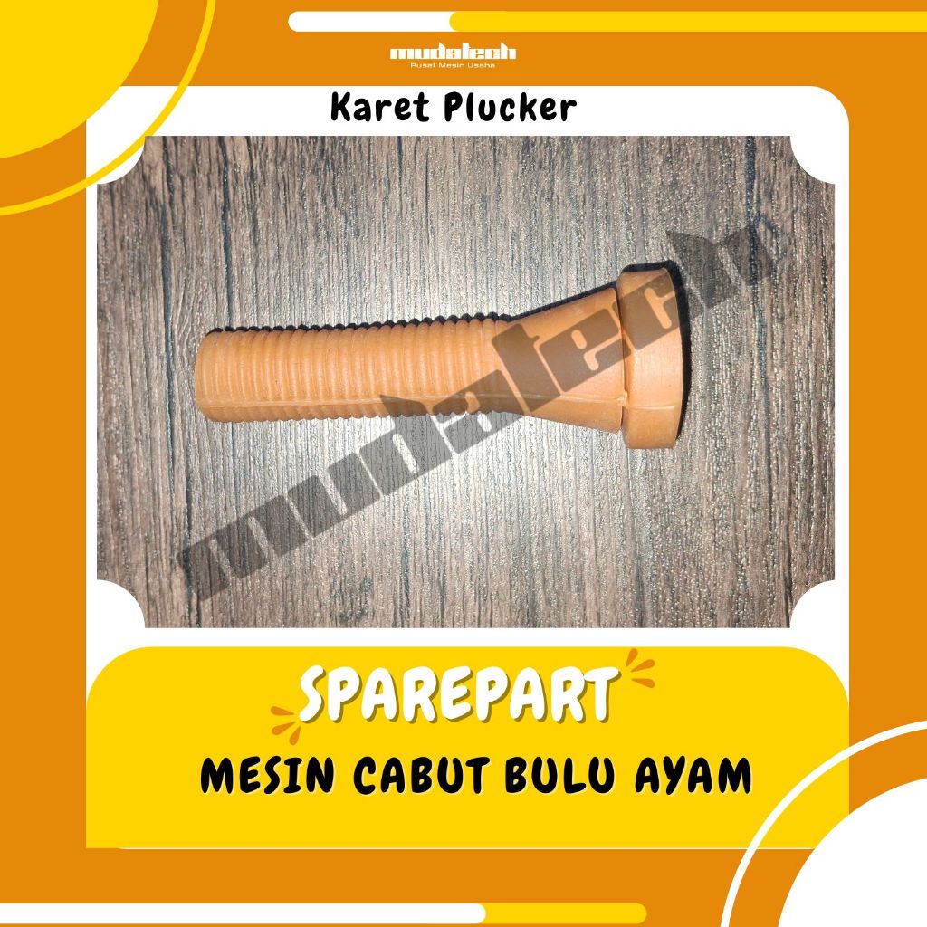 Sparepart Mesin Cabut Bulu Ayam Karet Plucker Cabut Bulu Ayam