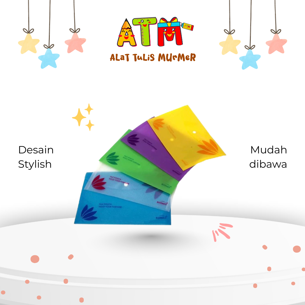 

Folder/Organizer/Map/Borneo Smart Pocket Folio Motif Daun