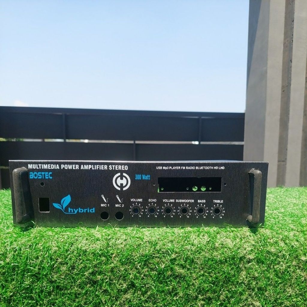 box amply universal sudah dilengkapi dengan panel mp3 Bluetooth tone control murah ukuran P34cm L18c