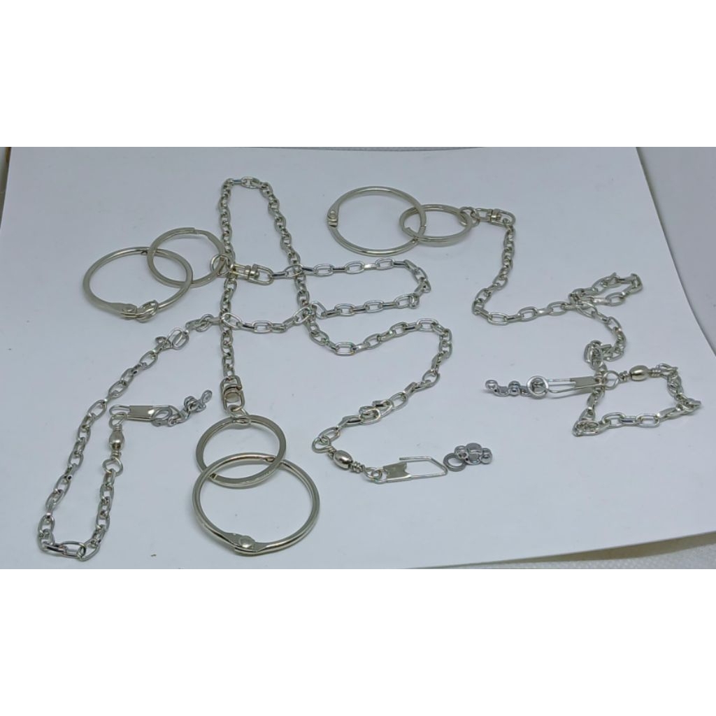 RANTAI BURUNG 1 SETT NO.10 RANTAI BORGOL BURUNG KAKAK TUA BORGOL BURUNG AFRICAN GREY RANTAI BORGOL A