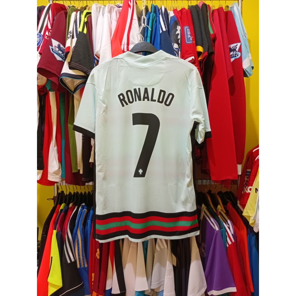 Jersey Bola GO Portugal 2020 2021 Away RONALDO 7