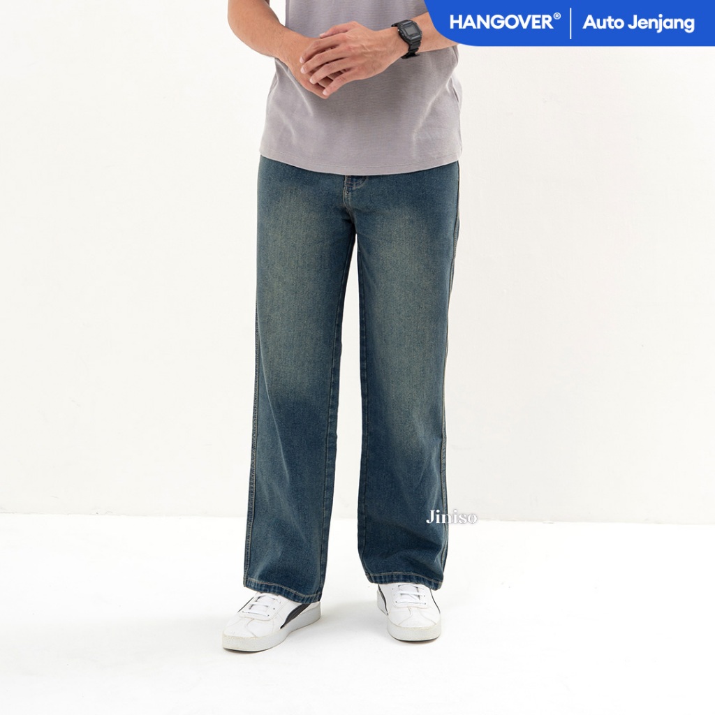 JINISO Loose Denim Jeans Pria 875