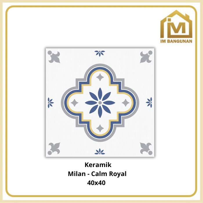 Keramik  Milan - Calm Royal  40x40