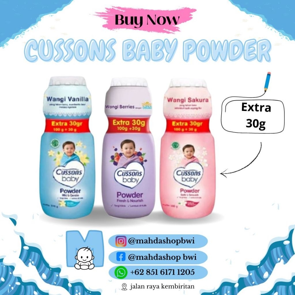 Cussons baby / Cussons baby powder / Bedak bayi / Bedak cussons baby