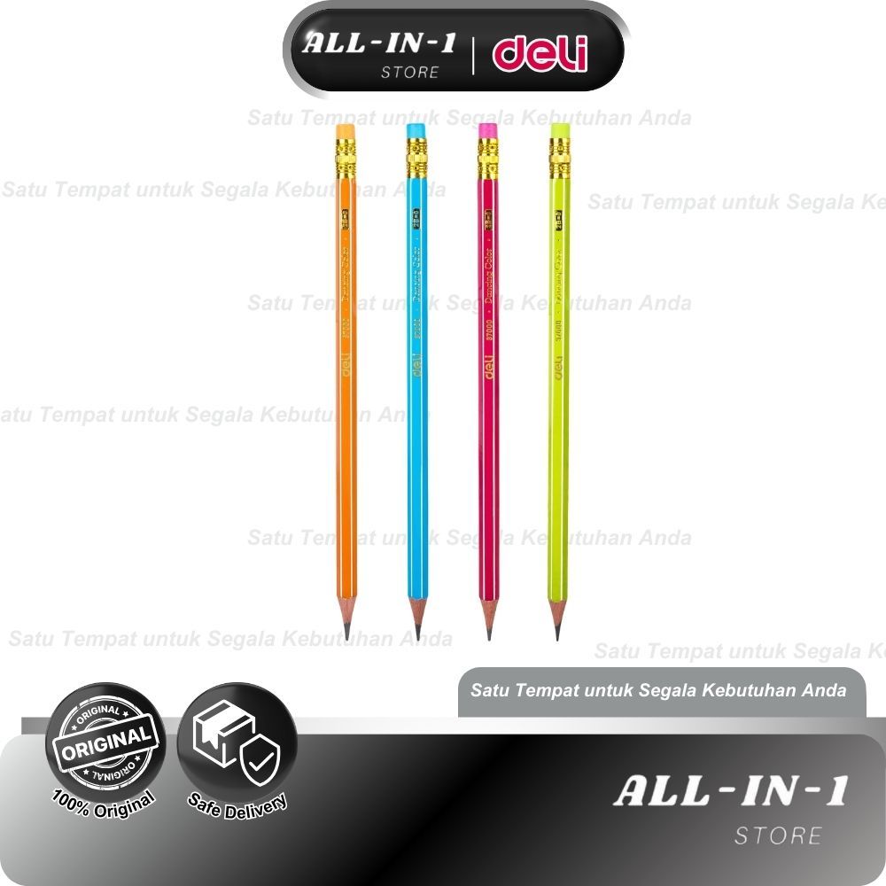 

Deli Pensil 2B (12 Pcs) E37000 dengan Penghapus