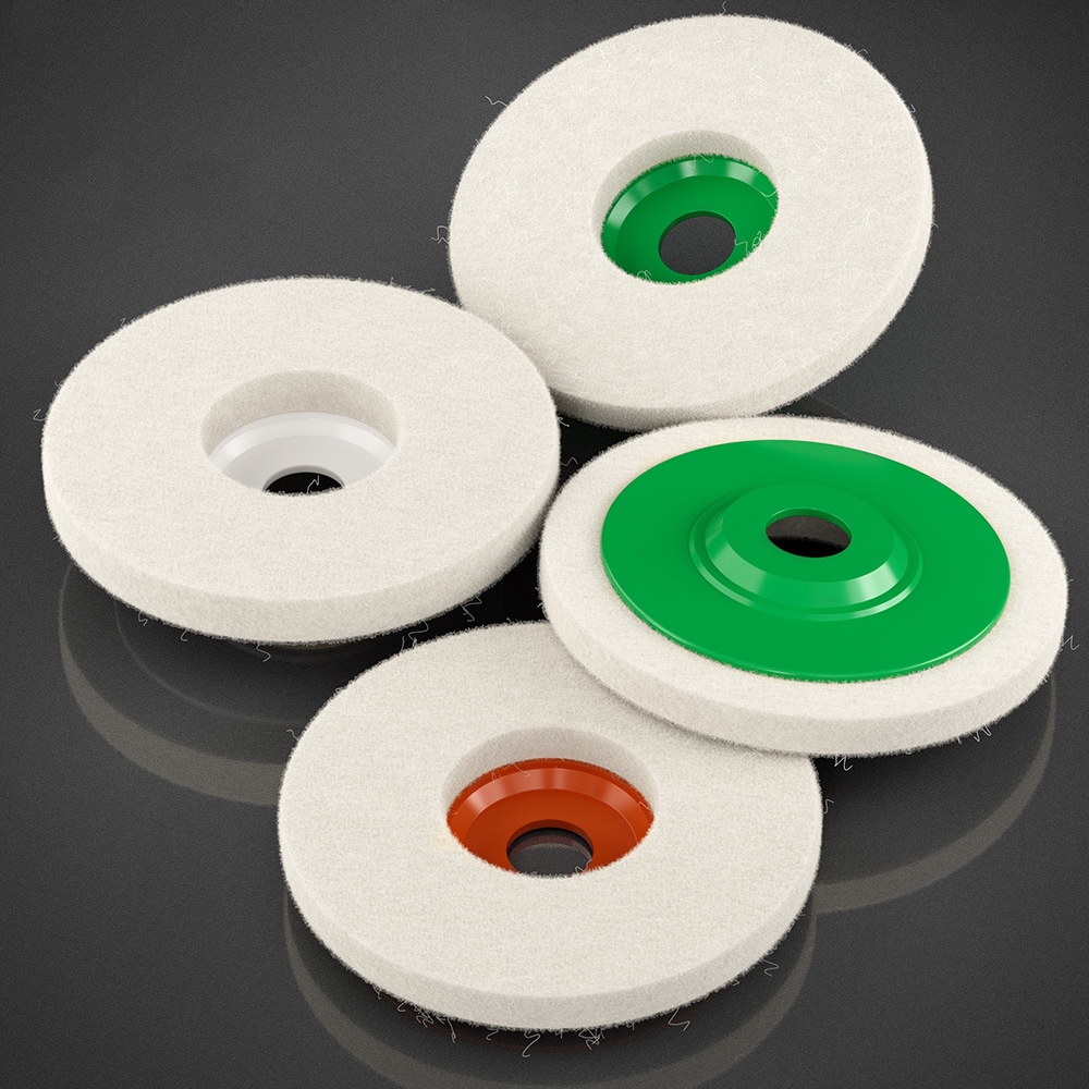 Mata Gerinda Wol Wool Wheel Mata Gerinda Poles 4Inch Mata Poles Body Motor Mobil Dan Besi Stainless