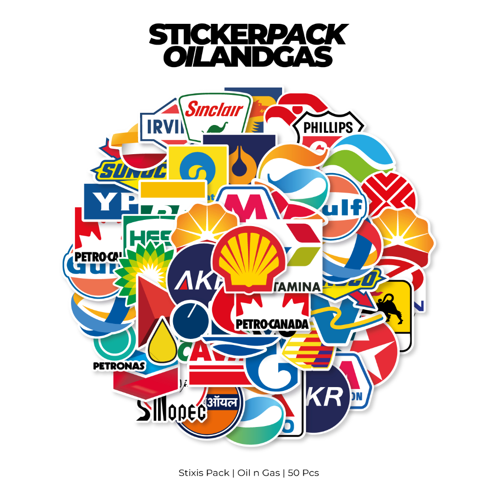 

[READY] STIKER PACK | OIL N GAS | 50 PCS | KISSCUT | WATERPROFF | STIXIS.MARKET