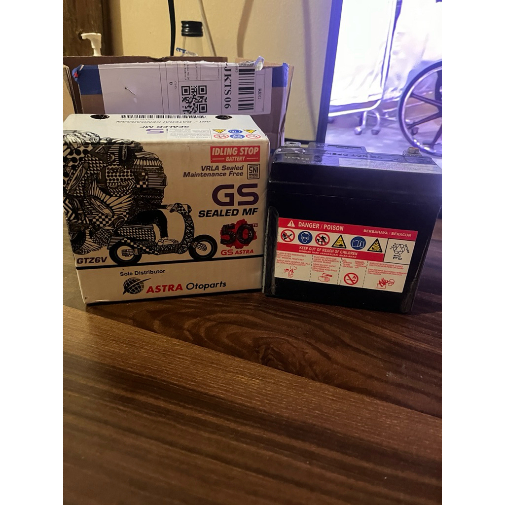 Aki Bekas Motor Astra GS Sealed MF GTZ6V