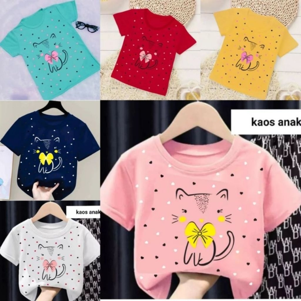 KAOS ANAK DAN BAYI PEREMPUAN / KAOS ANAK PEREMPUAN / KAOS ANAK PEREMPUAN LUCU