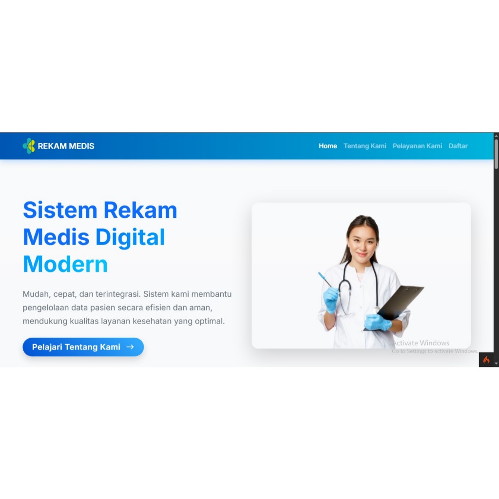 SISTEM INFORMASI REKAM MEDIS - CODEIGNITER 4