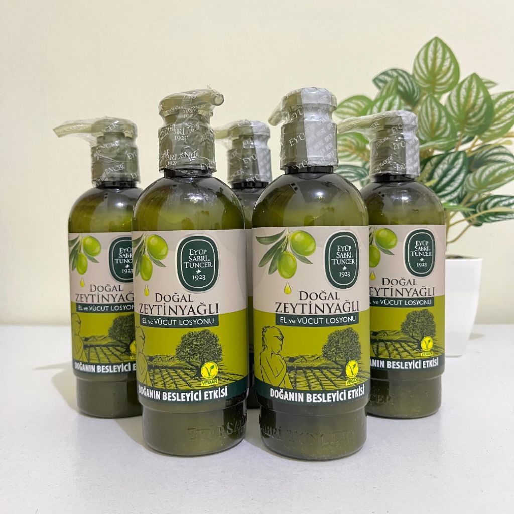 EYUP SABRI TUNCER Lotion Minyak Zaitun Turki | Dogal Zeytinyagli El Vucut Losyonu Turkiye | Hand Bod