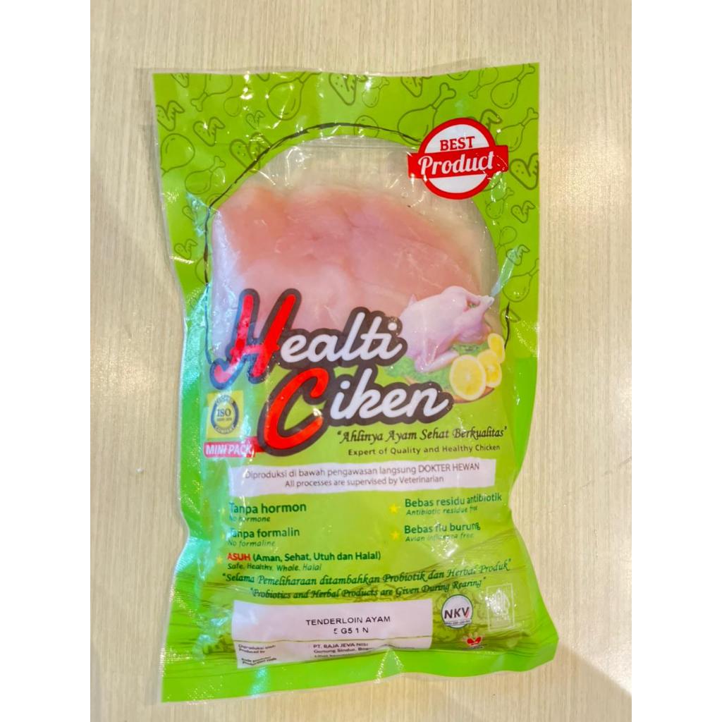 

Healti Organic Chicken - Chicken Tenderloin (500gr) - Bebas Reside Antibioti & Hormon