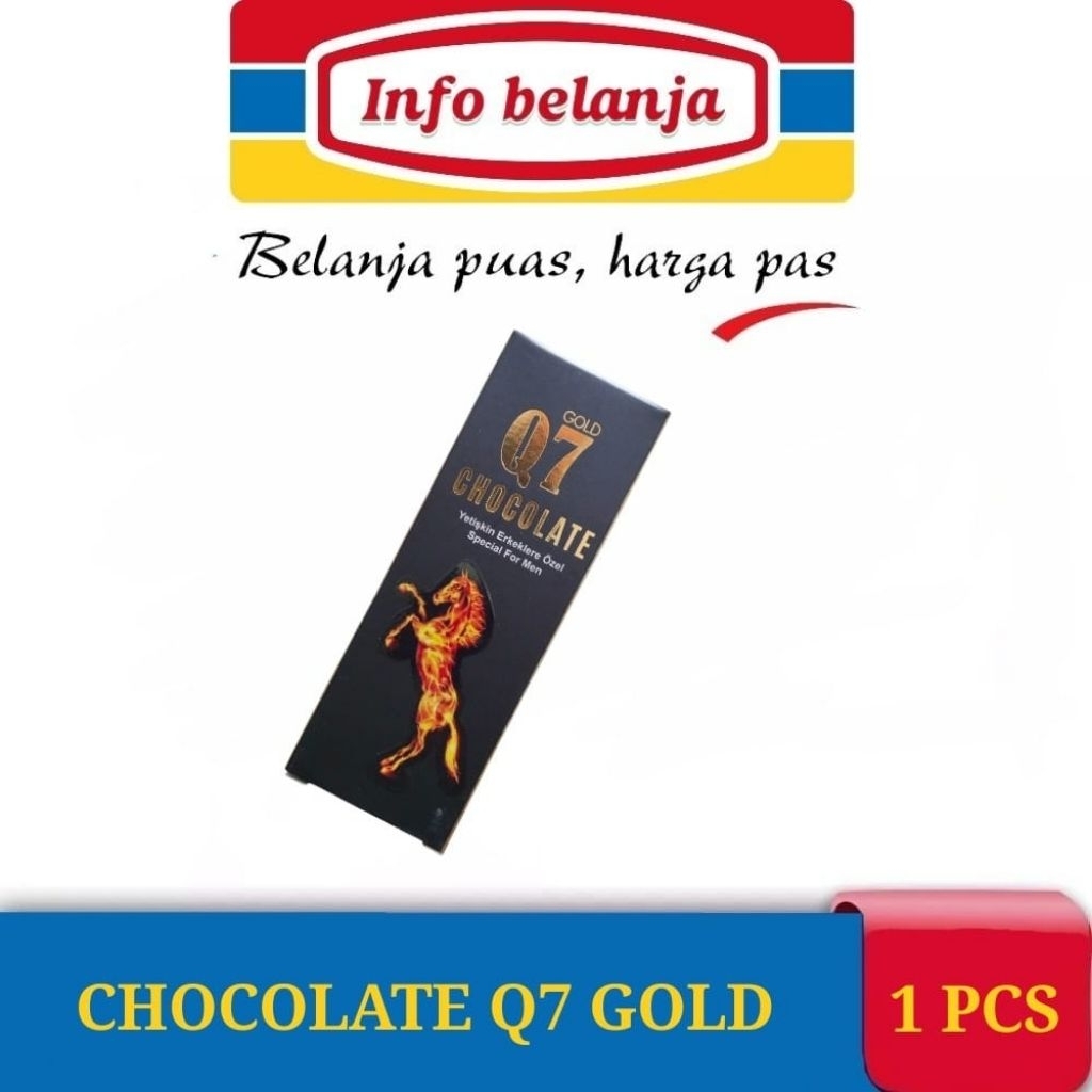 

Q7 CHOCOLATE BLACK GOLD ORIGINAL COKLAT LOVE TURKEY ASLI UNTUK PRIA KEMASAN ECERAN 1 PCS Q7 CHOCOLATE FOR MAN